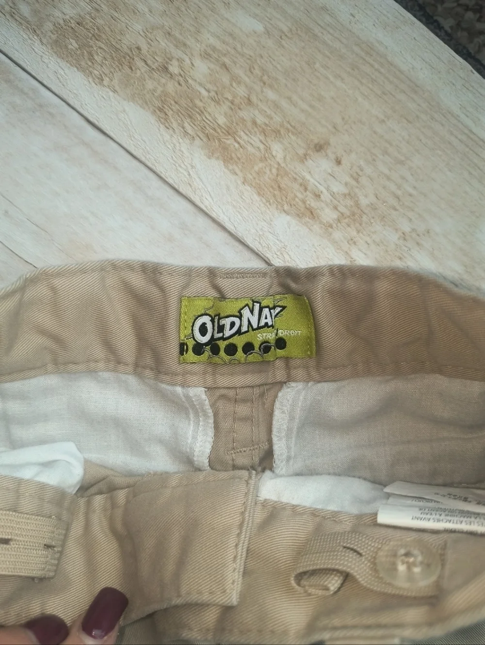Old Navy Boys Straight Leg Khaki Dress Pants Size 6 Slim